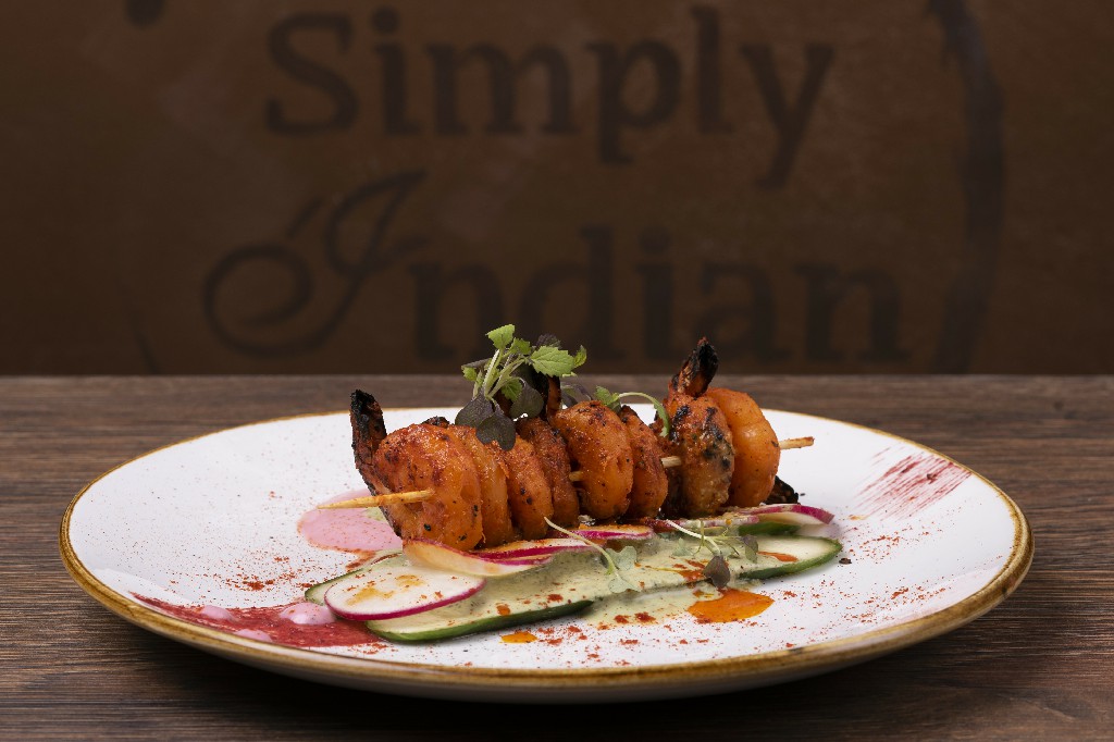 Tandoori Garlic Prawns